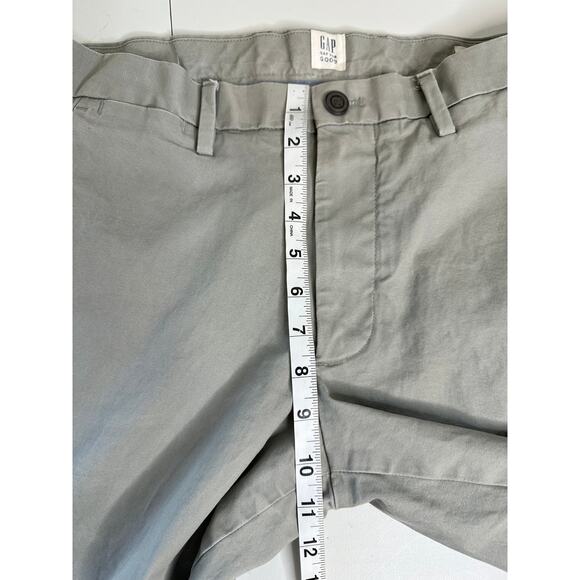 Gap For Good Gray Chino Pants Slim Straight Fit Mid Rise Workwear Office 32x32 - Picture 11 of 12